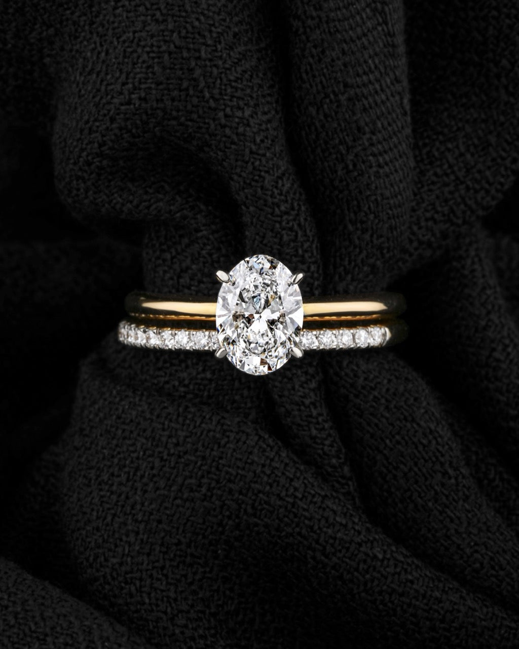 Geloso C - Diamond Ring - Double Band